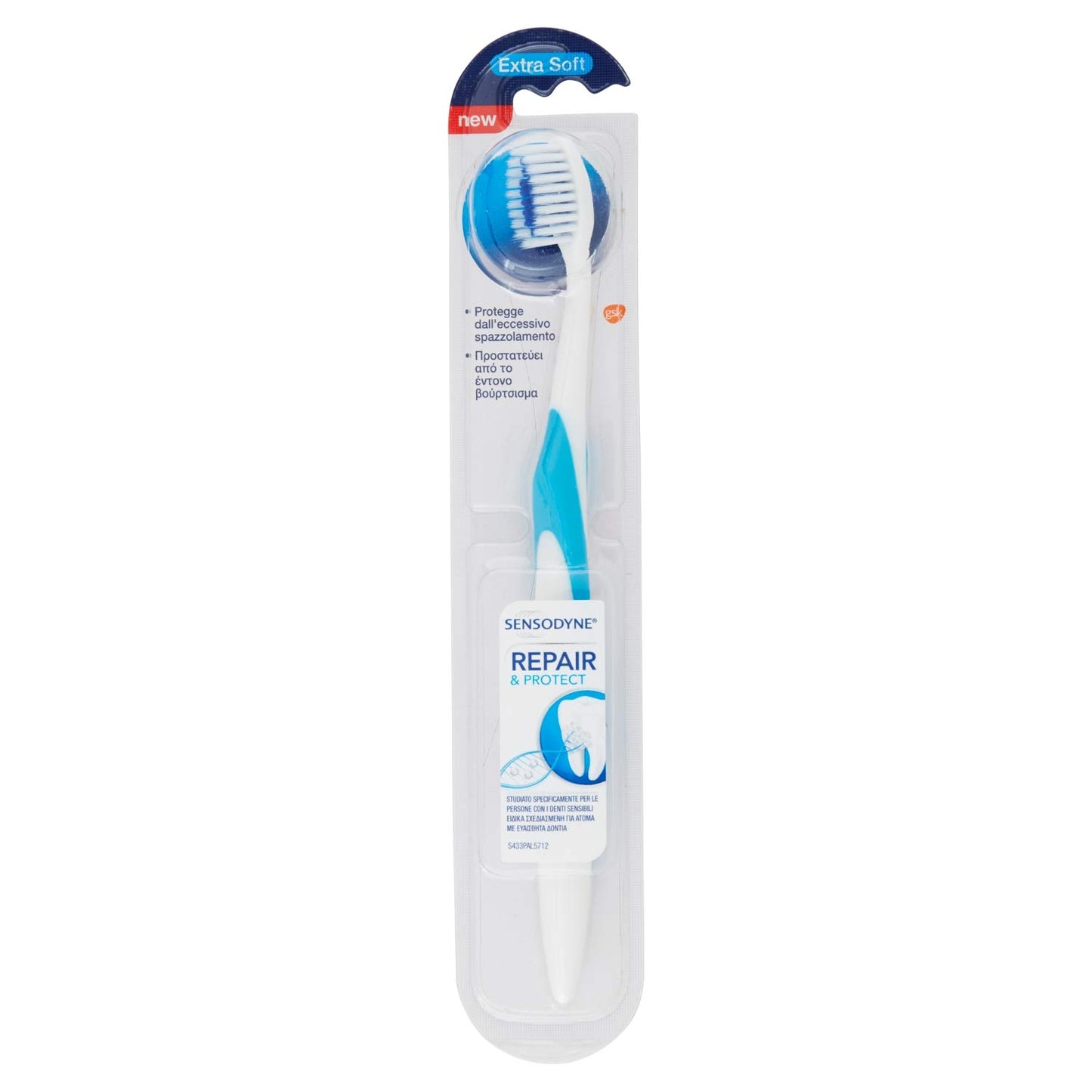 Sensodyne Spazzolino Repair&Protect, per denti sensibili e una pulizia interdentale delicata, Setole Extra Soft