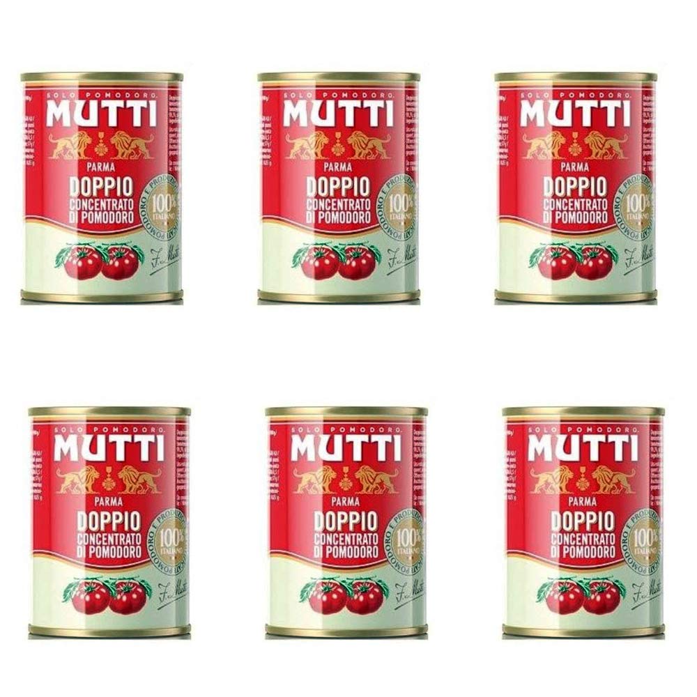 Mutti 6X Doppio Concentrato Pomodato Paste 140g 100% Italian