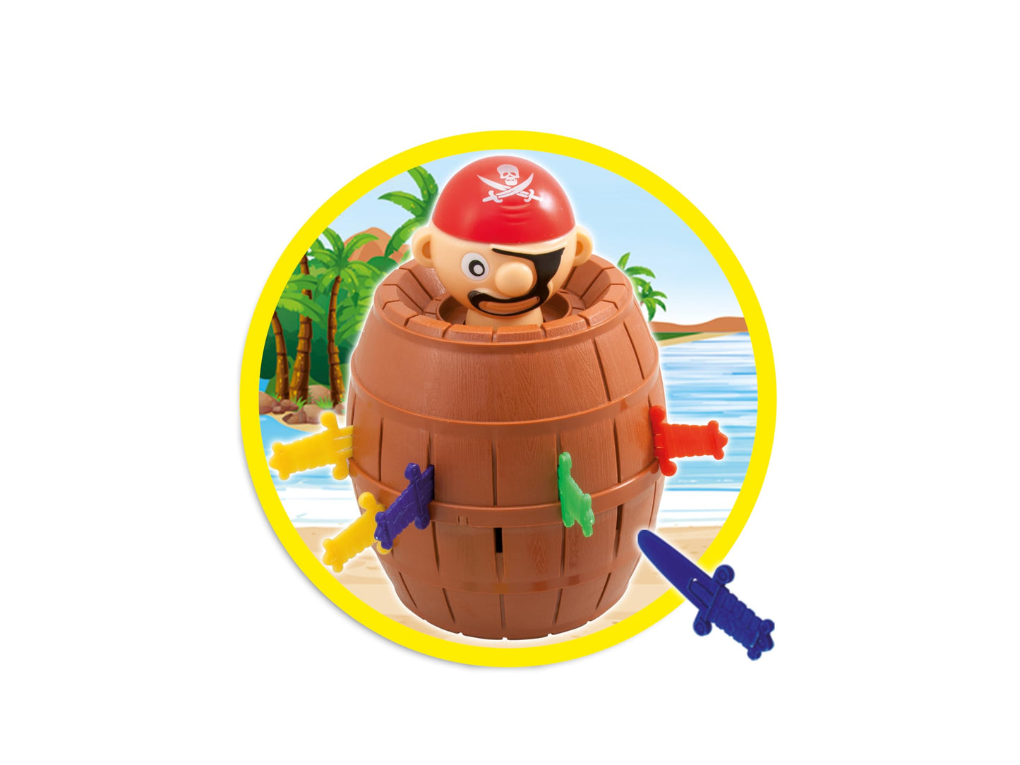 Teorema Giochi VD65172 Gioco in Scatola Attenti al Pirata, Multicolore