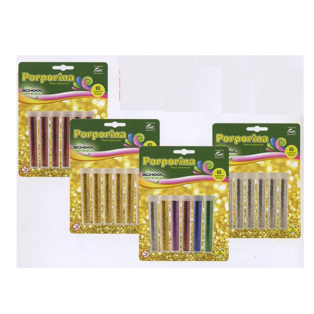 SCHOOL SPEED PORPORINA 6 TUBETTI 4,5ml ORO CIAC 2931/or