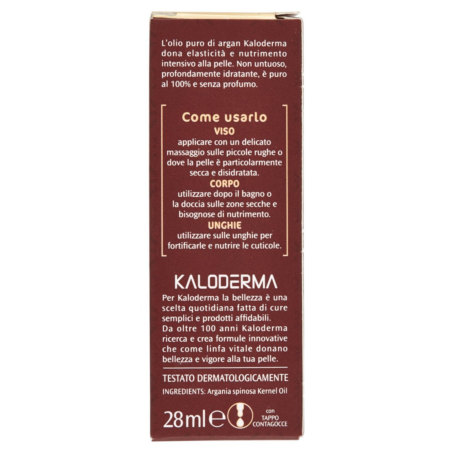 Kaloderma Olio Puro di Argan Rigenera -28 gr