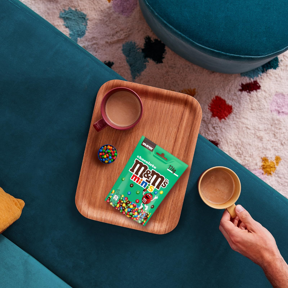 M&M's Minis, Confetti al Cioccolato al Latte, Snack Dolce, 176 g