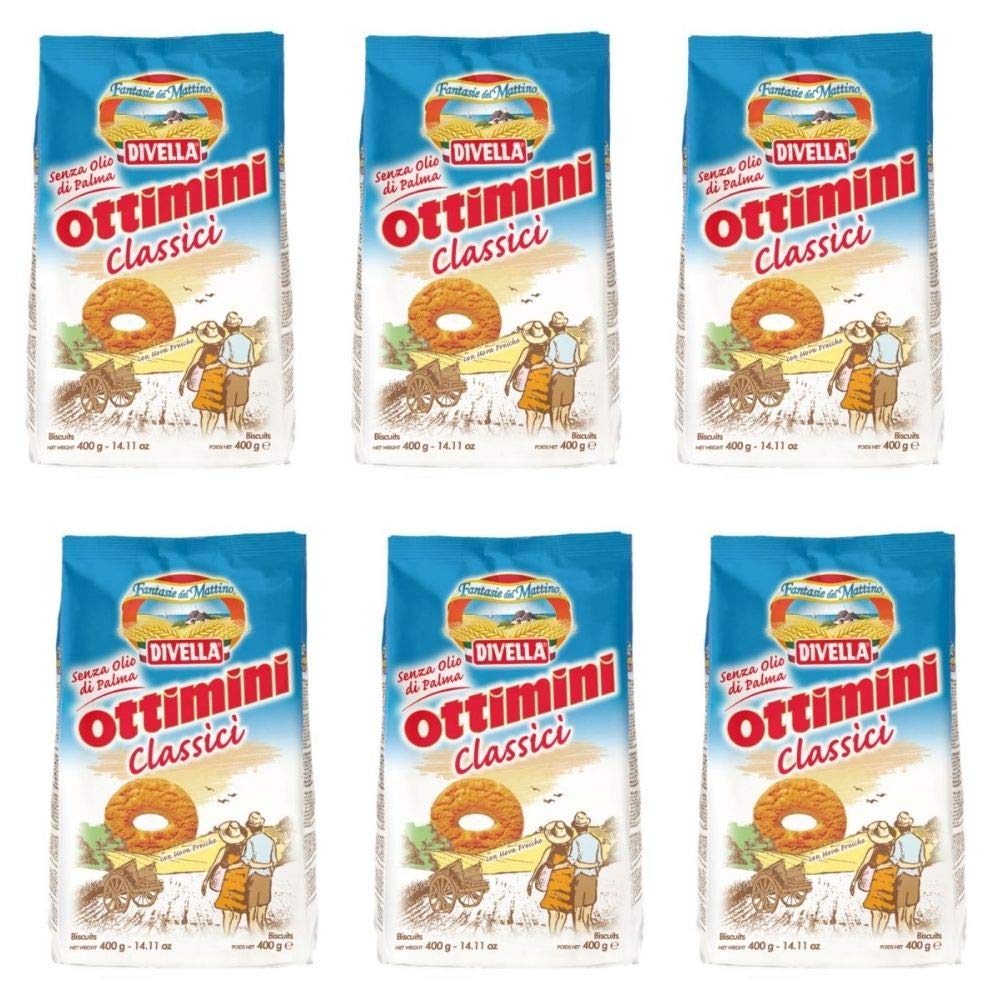Divella Ottimini Classici 6 Confezioni da 400 grammi Ciascuna