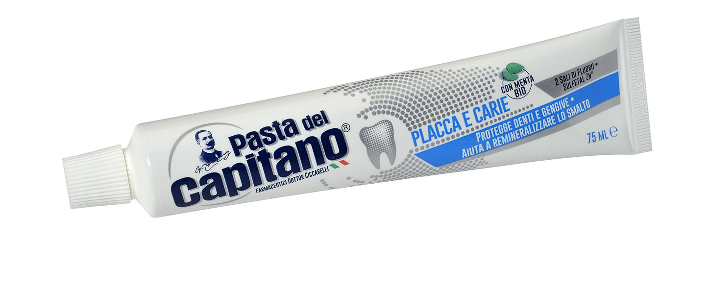 Pasta del Capitano Dentifricio Placca e Carie, 75ml