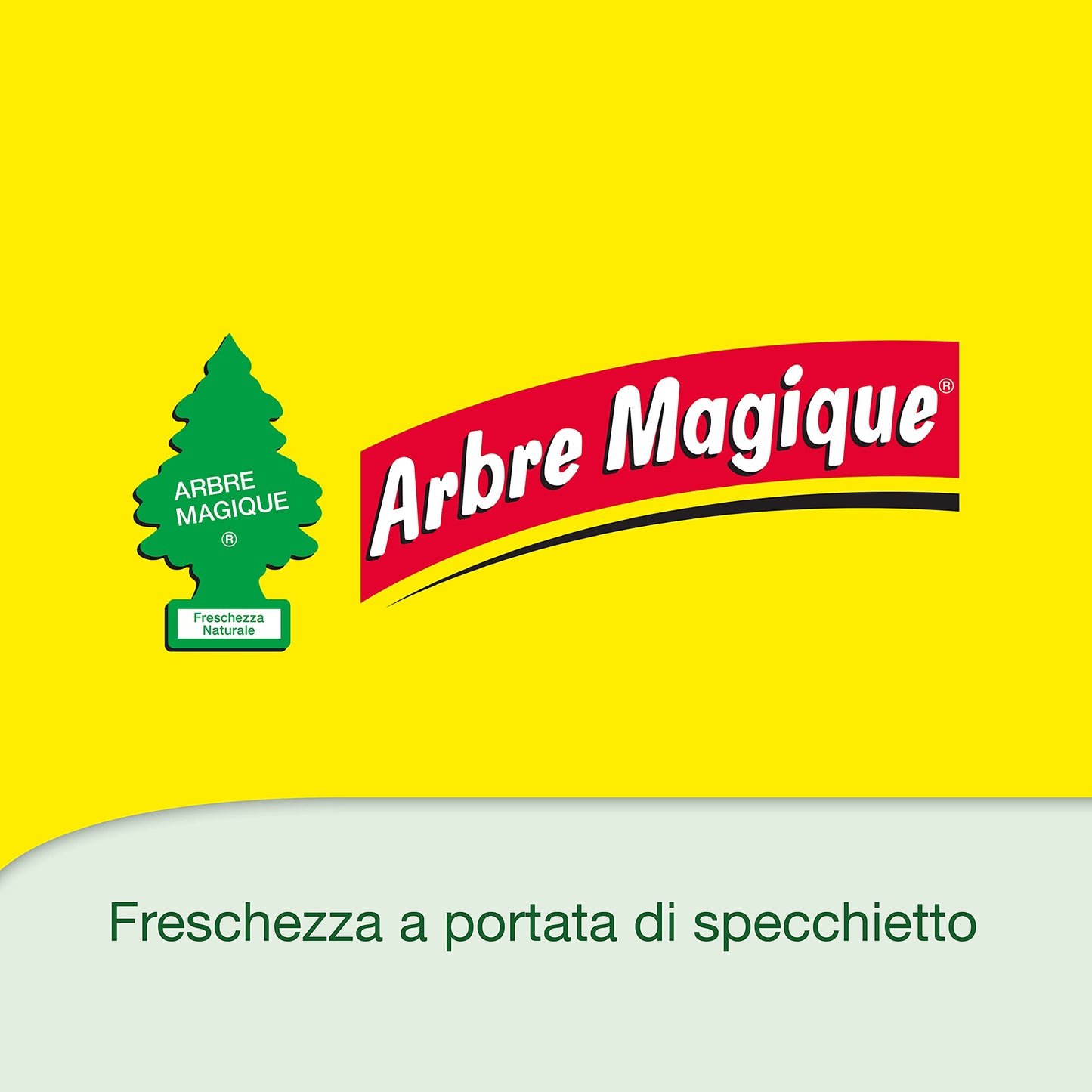Arbre Magique Mono, Profumatore Auto, Fragranza Lavanda, Profumazione Fresca e Versatile, Durata fino a 7 Settimane, Made in Italy, Confezione da 1 Pezzo