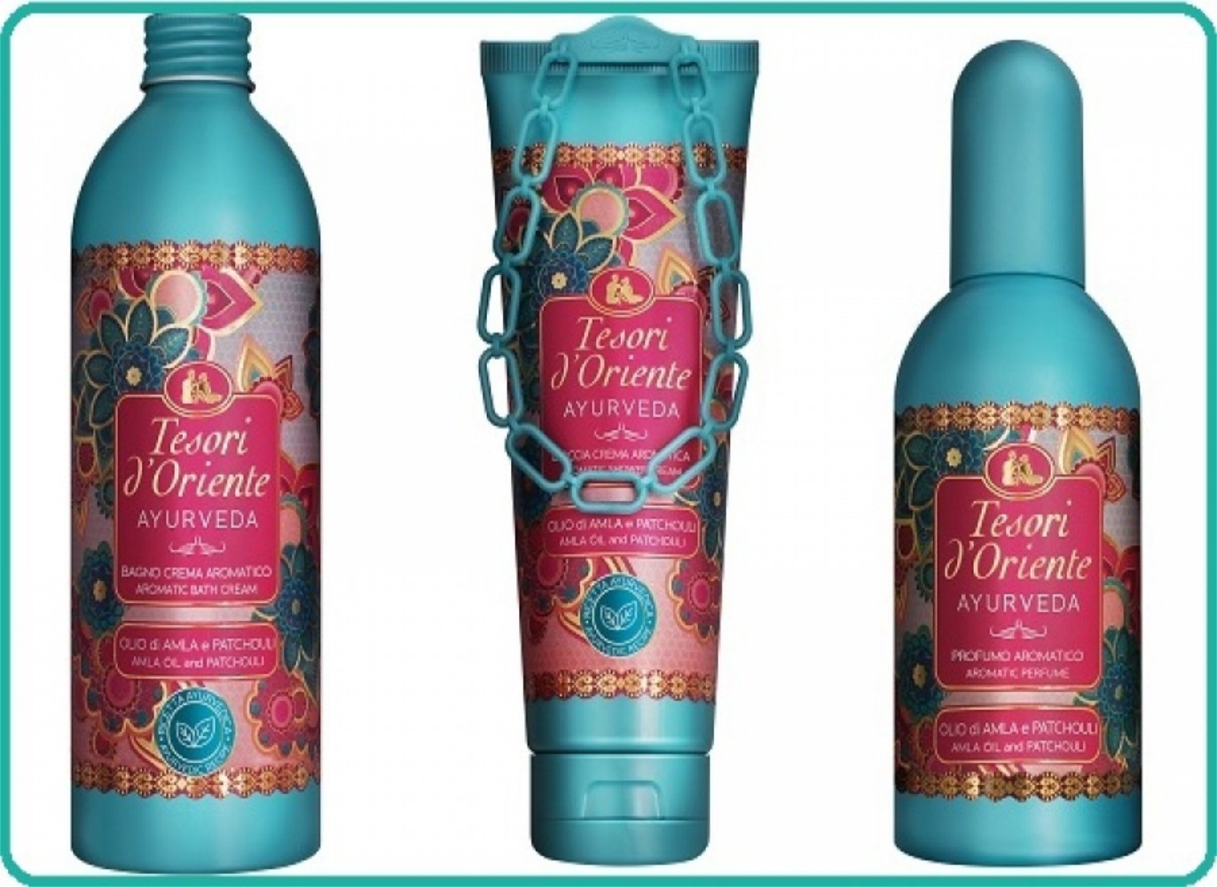 12 X Tesori D 'oriente aromatic doccia crema gel doccia Shower Gel Ayurveda 250 ML