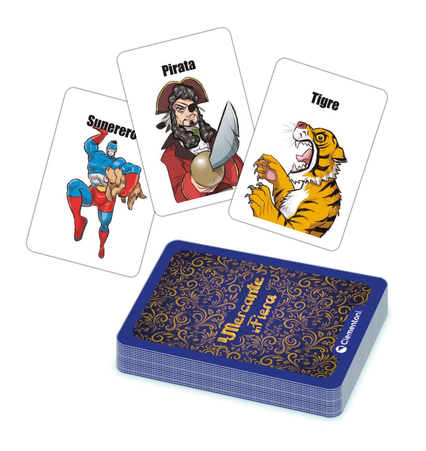 Clementoni - 16824 - Mercante in Fiera - Show TV - Gioco Da Tavolo Di Società Per Tutta La Famiglia, Gioco Adulti & Bambini 8-99 Anni, 2-6 Giocatori, Lingua Italiano, Made In Italy