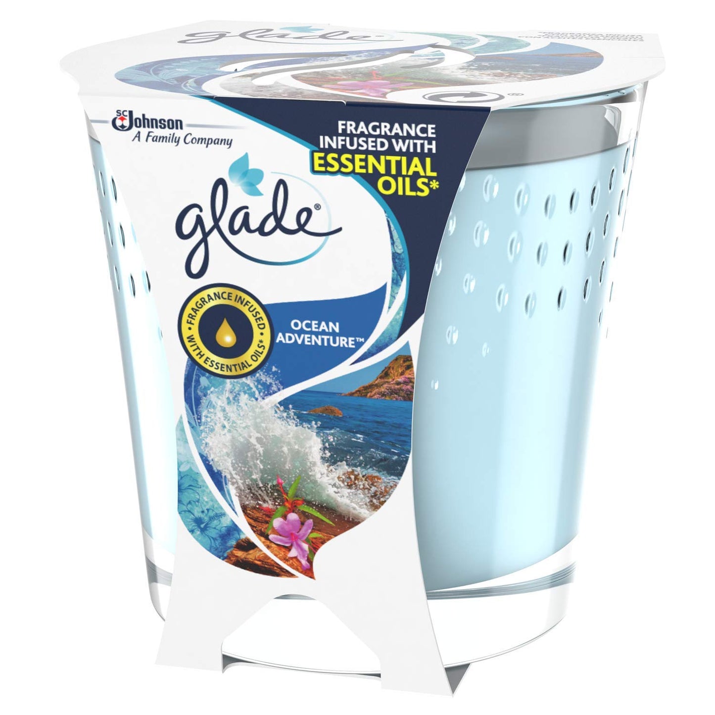 Glade Candle Ocean Adventure Deodorante, 129g
