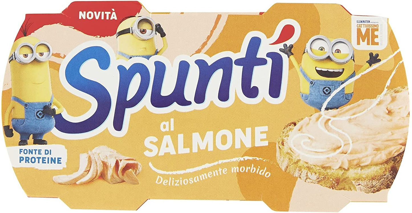 Simmenthal Spuntì al SALMONE - 4 confezioni da 2 pezzi da 84 g [8 pezzi, 672 g