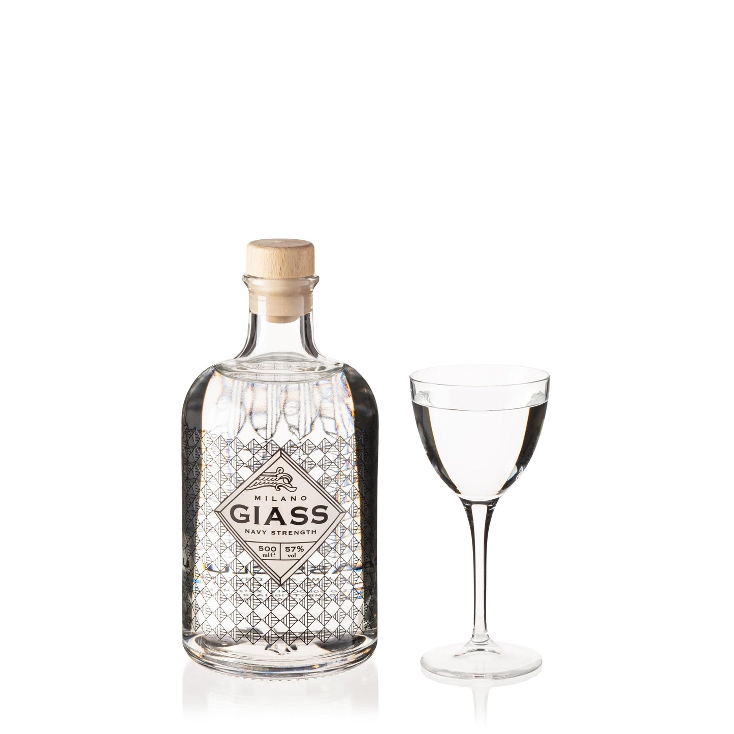 Giass - Navy Strength Gin 57% - Bottiglia da 50 cl