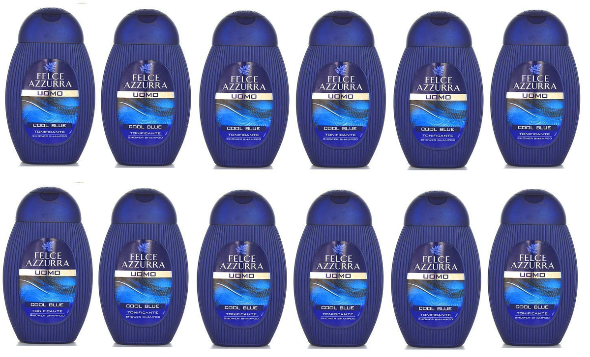 Set 12 FELCE AZZURA Felce Uomo Doccia&Sh 250 Cool Blue Prodotti per bagno e doccia