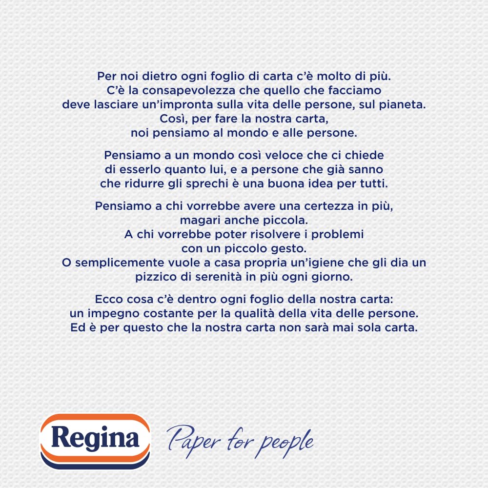 Regina Tovaglioli Interfogliati – Confezione da 110 Tovaglioli a 2 Veli, Pratici e Facili da Usare, 100% Pura Cellulosa, Confezione Dispenser in Plastica Riciclata, Certificata