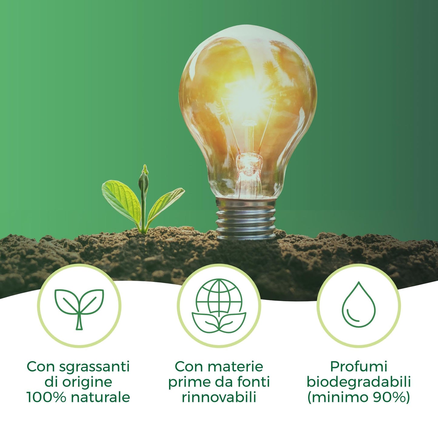 Winni's - Detersivo Piatti a Mano in Ecoformato, Concentrato, Ipoallergenico, con Sgrassanti Naturali da Biofermentazione, Bergamotto e Zenzero, Materie Prime di Origine Vegetale, 900ml