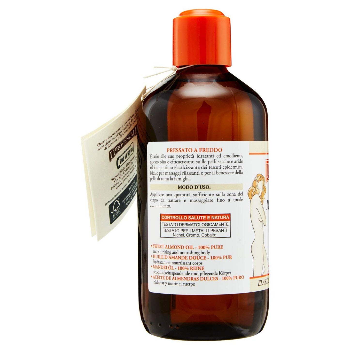 I PROVENZALI Olio Di Mandorle Dolci Per Il Corpo 250 Ml