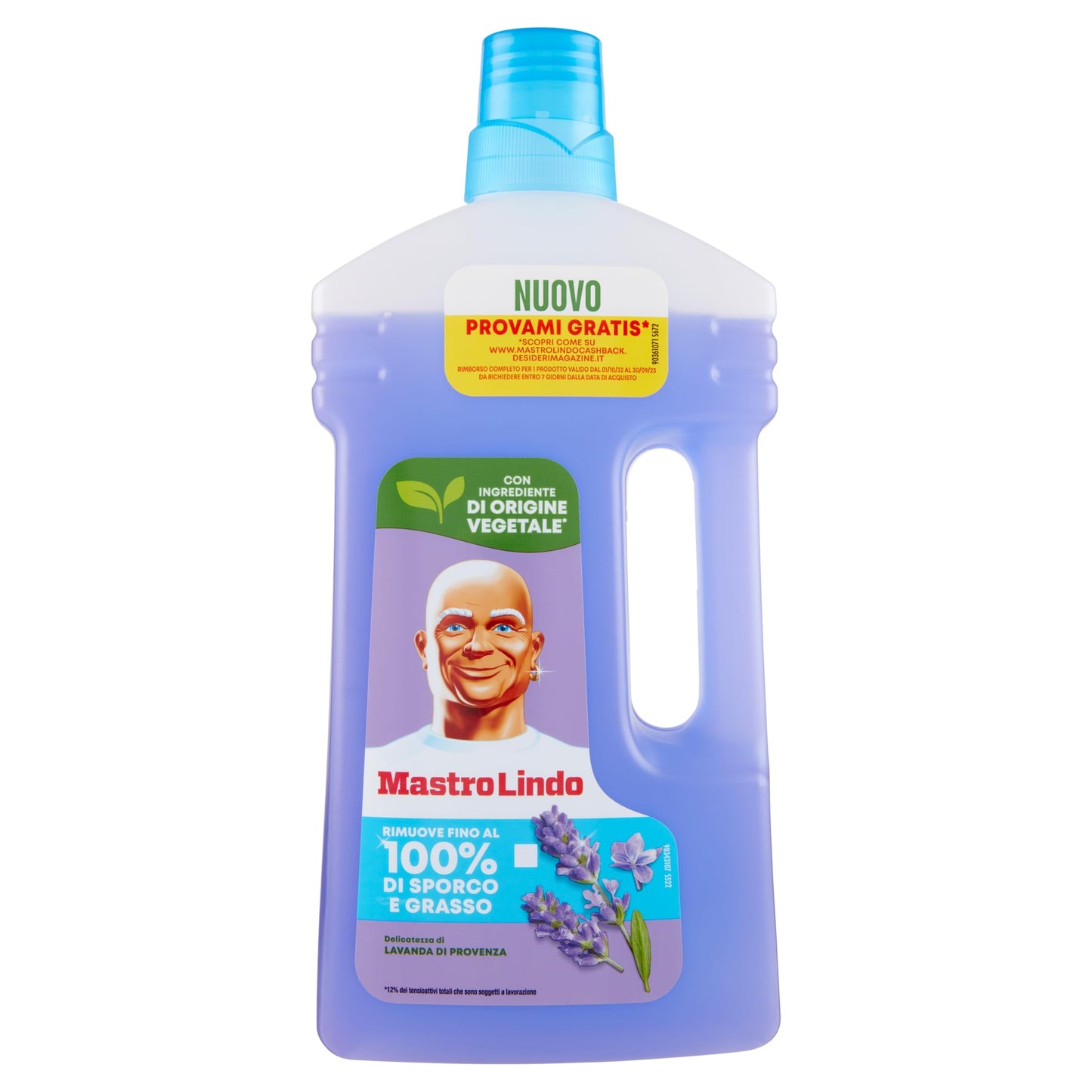 Mastro Lindo Detergente Pavimenti Diluito Lavanda 930ml, 930ml