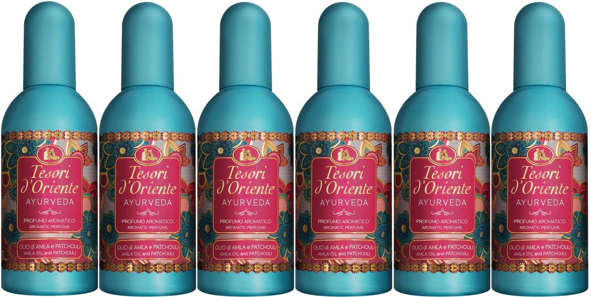 Tesori D'oriente 100ml Profumo Ayurveda (Amla Oil e Patchouli) X6