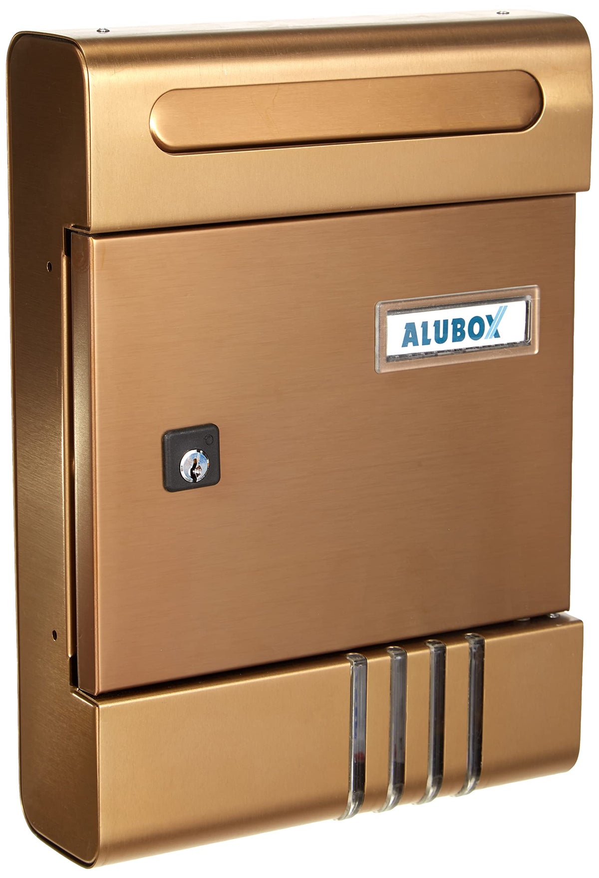 Alubox Cassetta postale serie 'se' anodizzato bronzo