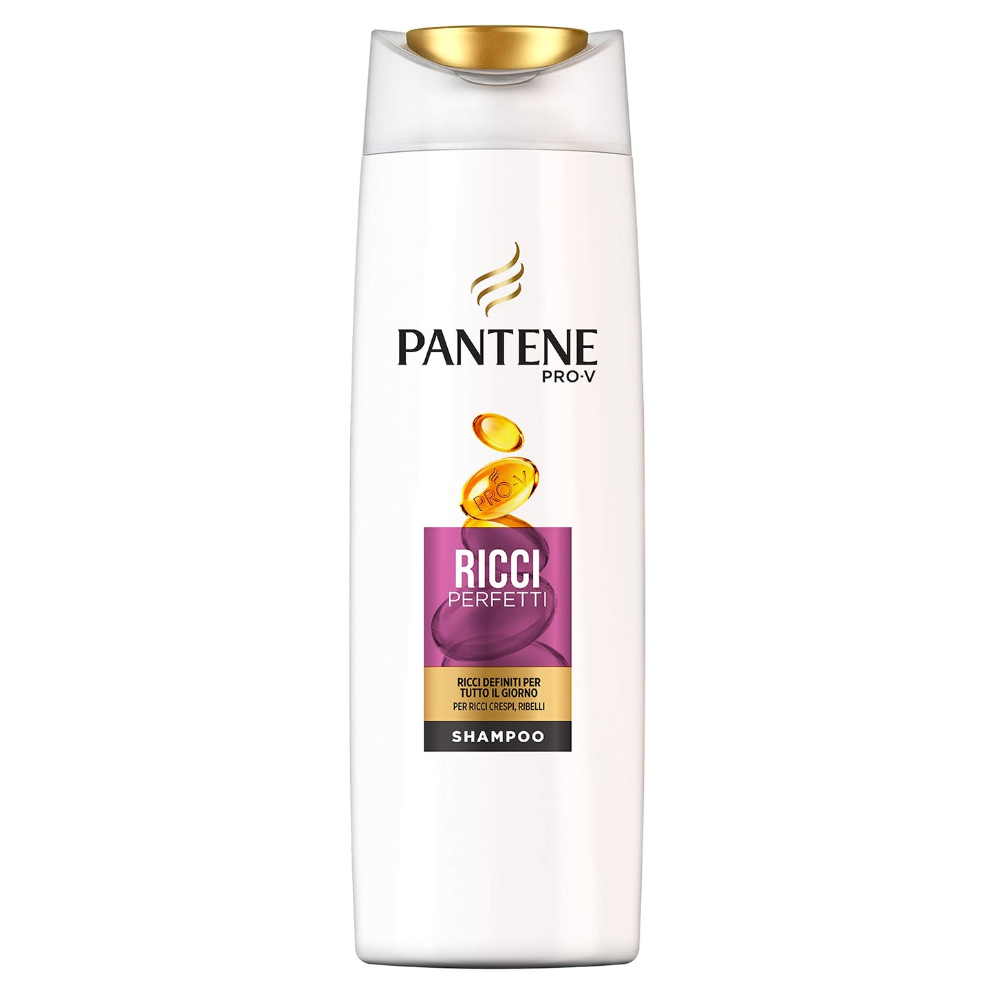 Pantene Pro-V Shampoo Ricci Perfetti, con Nutrienti, Pacco da 6 x 250 ml
