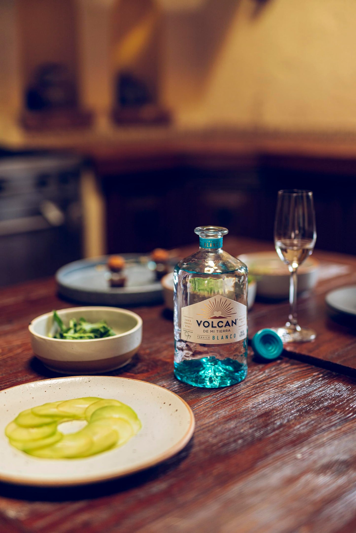 Tequila volcan blanco 70cl.
