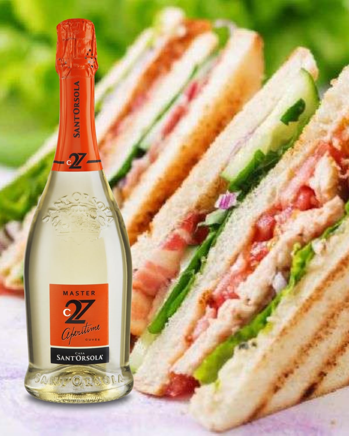 Casa Sant'Orsola - Cuvée Aperitime C27, Drink per Spritz dal Gusto Equilibrato, Note di Agrumi, Aromatico e Speziato, 1x1L