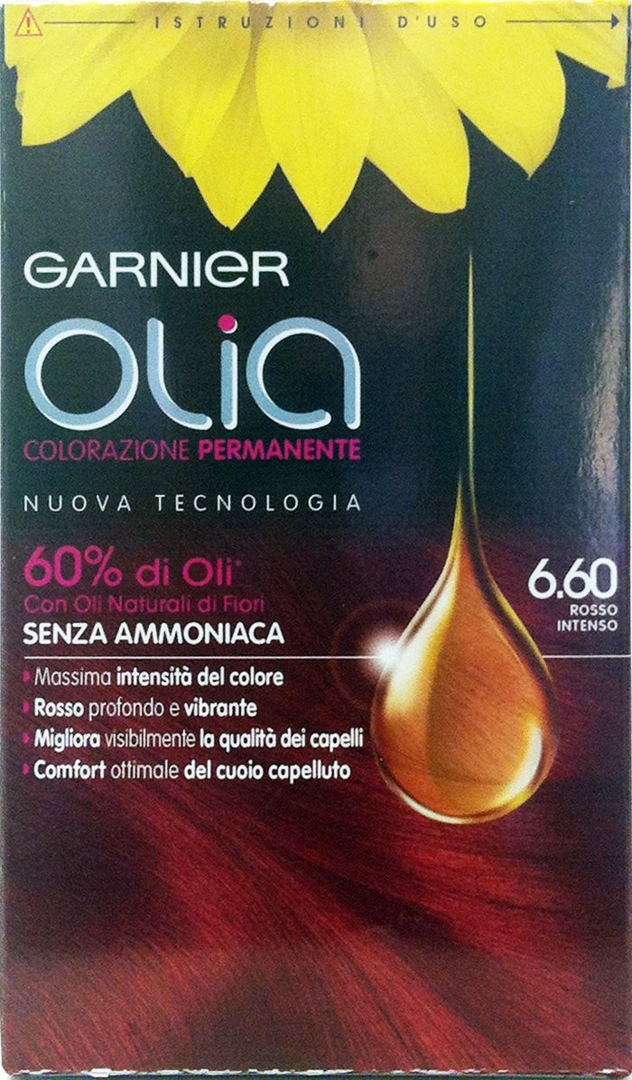 OLIA Coloraz.Perman.Senza Ammoniaca Rosso Intenso