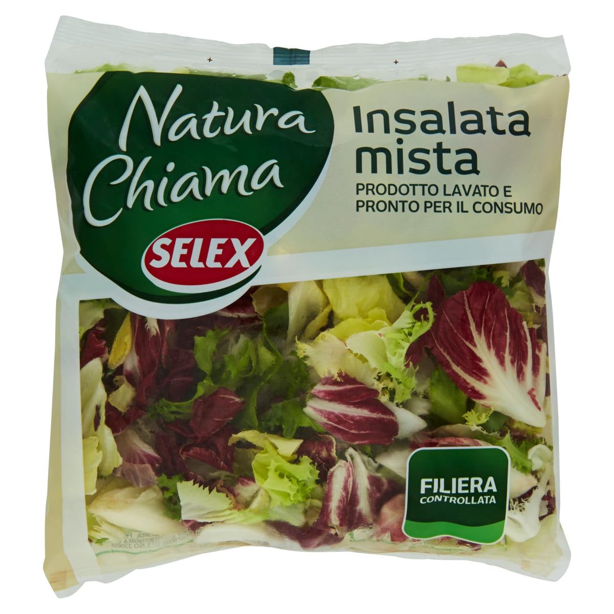 Selex Natura Chiama Insalata Mista Lavata e Pronta per il Consumo 200 g