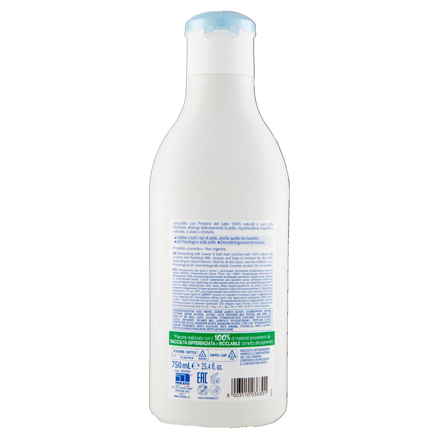Nidra Bagnolatte New, 750ml