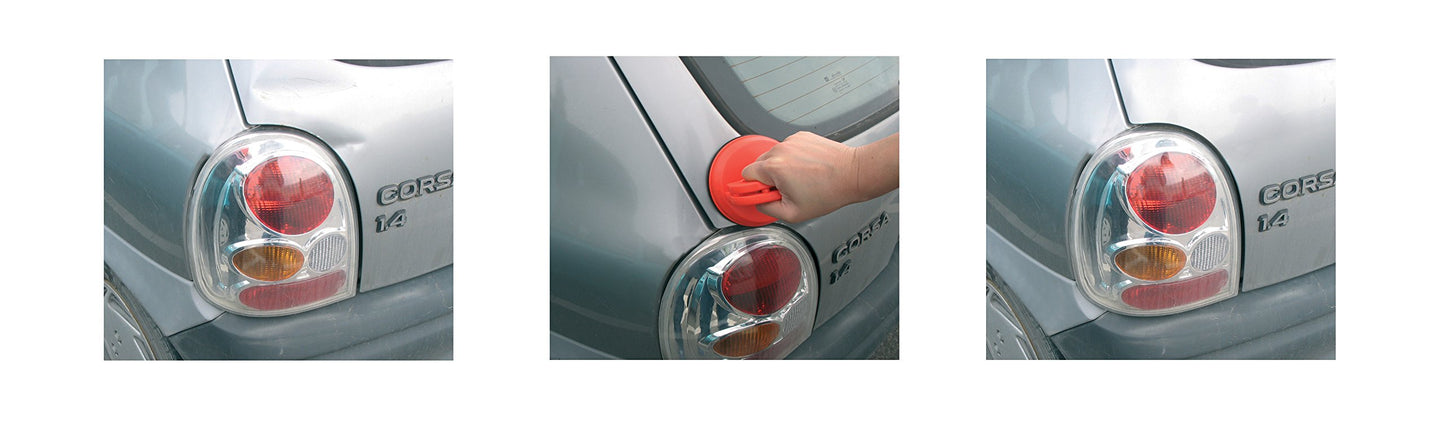 Bottari 28080 Plastica e Gomma Ventosa Ripara Carrozzeria con Maniglia Sollevamento, Nero/Arancione, 0.31kg