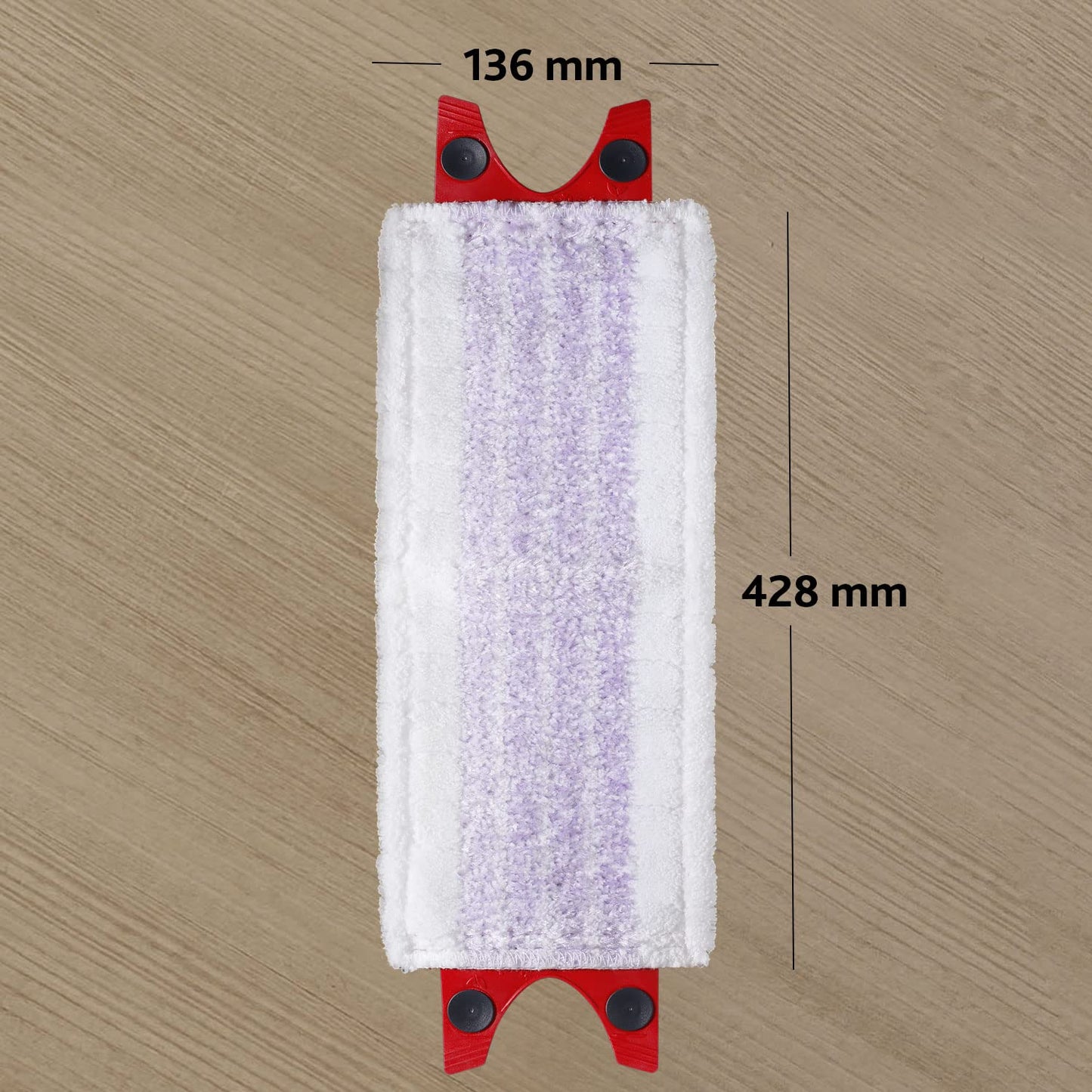 Vileda Ricarica Ultramax Care, Confezione da 1, per Pavimenti delicati, in Microfibra, 100% Riciclata, Pulizia Delicata dei Pavimenti in parquet