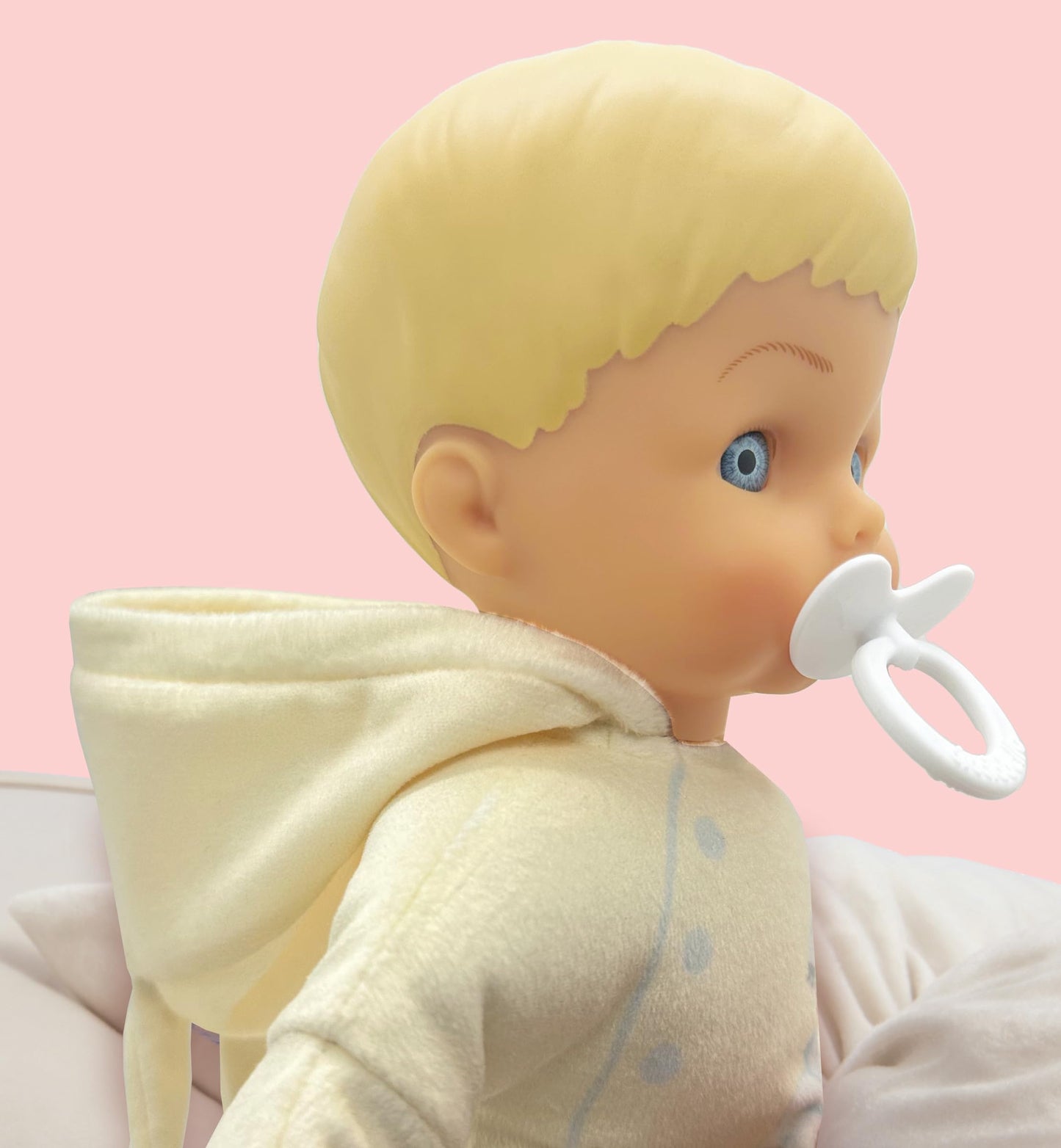 CICCIOBELLO, Poppon 30 cm, con simpatico pigiama con orecchie di coniglio, modelli casuali, giocattoli per bambini dai 2 anni in su, CCBE1