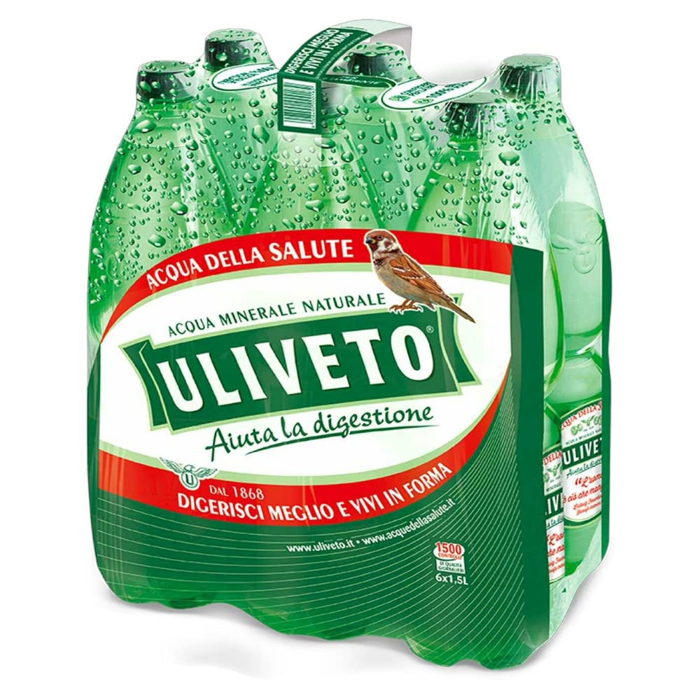 Uliveto Acqua Effervescente 12 Bottiglie da 1.5 Litri