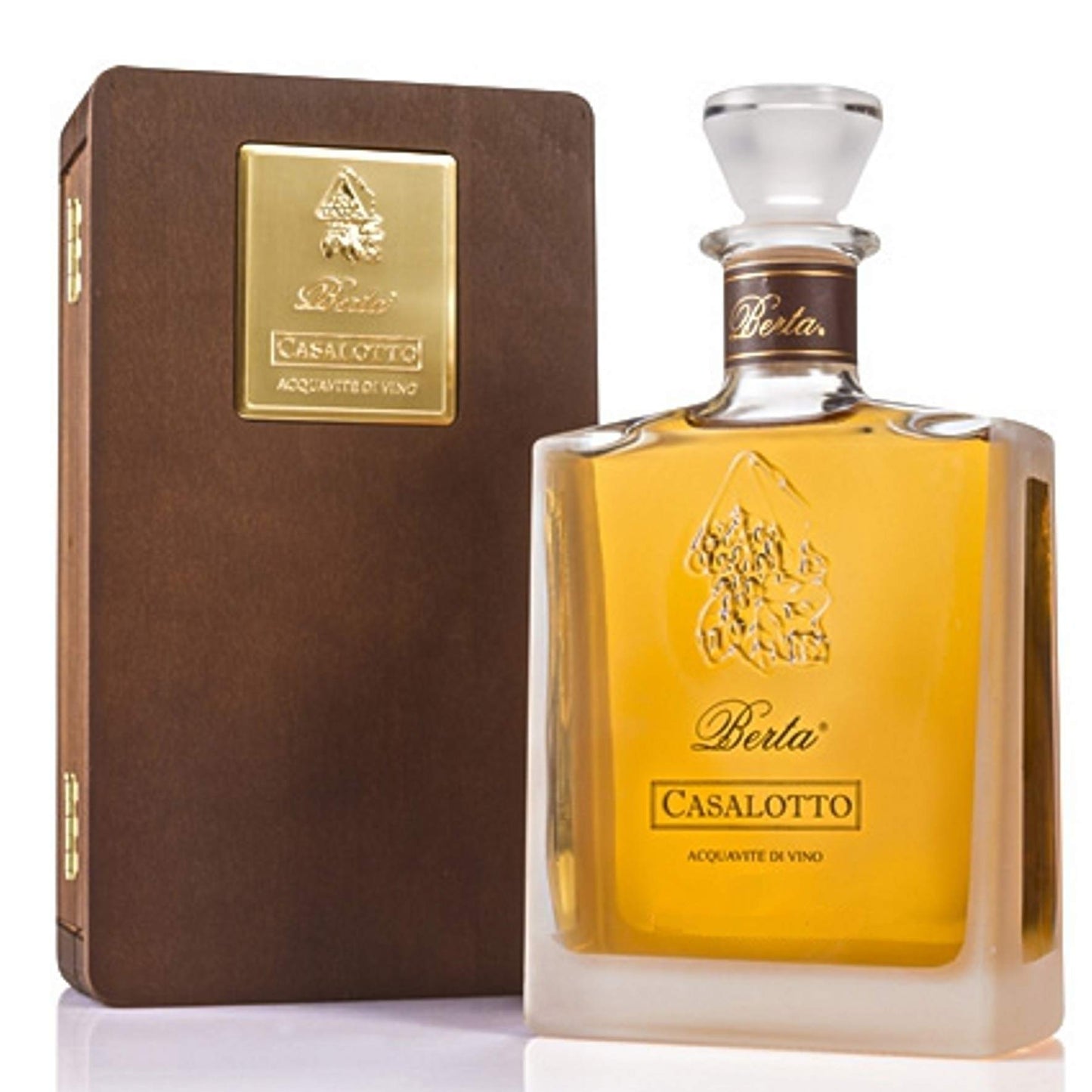 Grappa Berta "Casalotto" con cofanetto legno 0,70 lt.