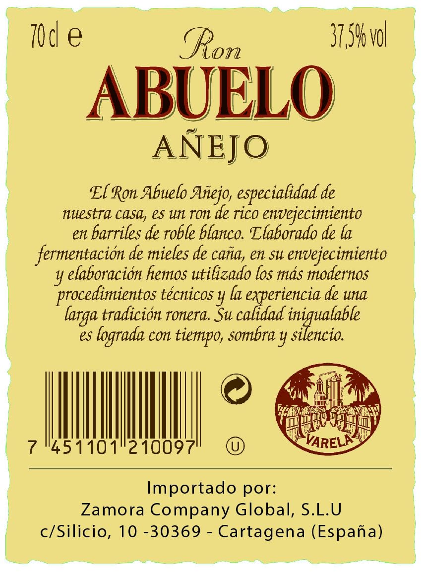 Ron Anejo Abuelo CL.70