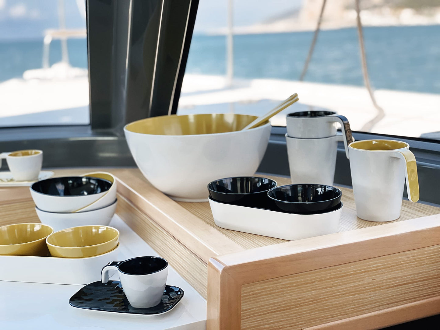 MARINE BUSINESS Sommerer Tazza Espresso con piatto acqua