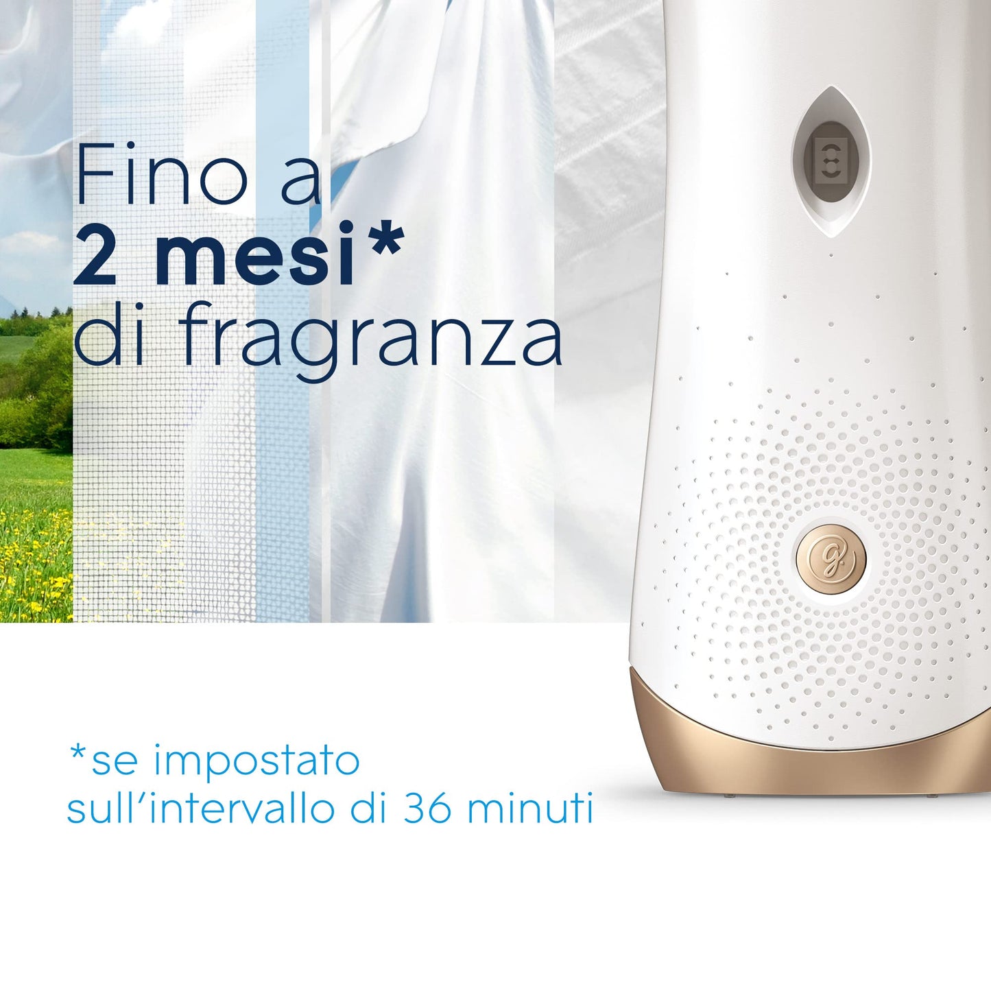 Glade Automatic Spray Ricarica Profumatore per Ambienti, Clean Linen