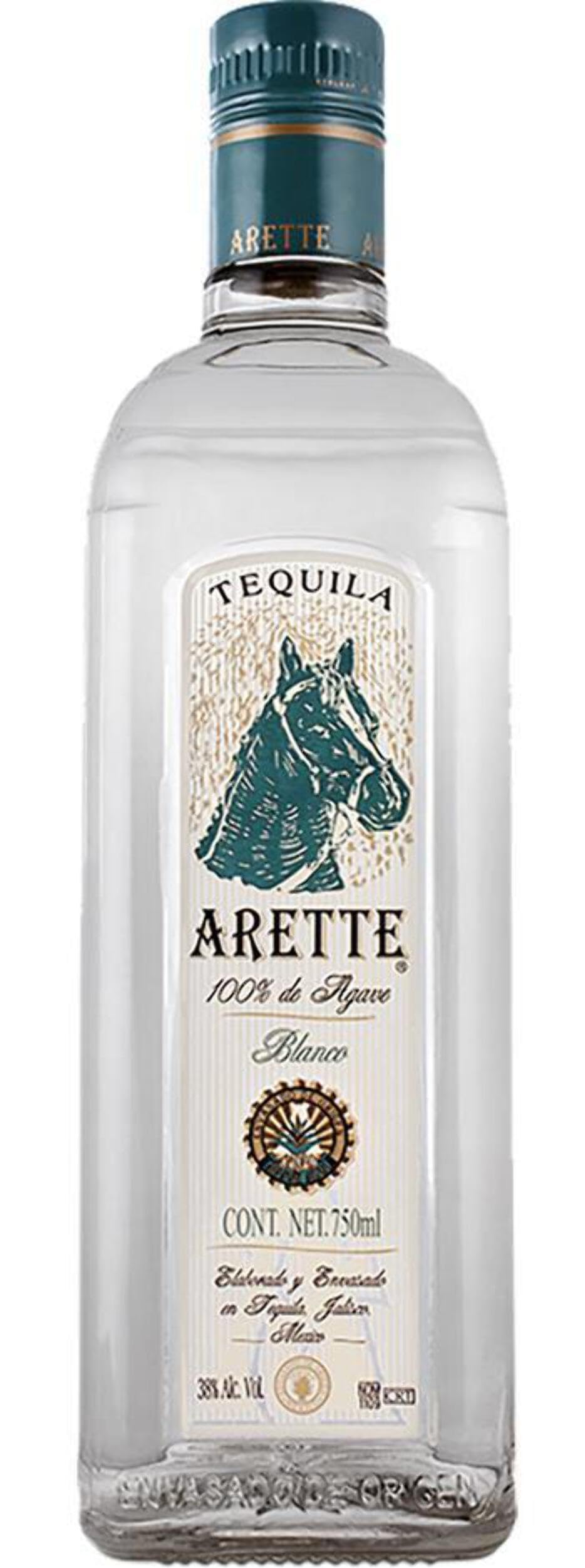 Arette Tequila Blanco 100% Agave Azul - Arette Tequila - 1000 ml