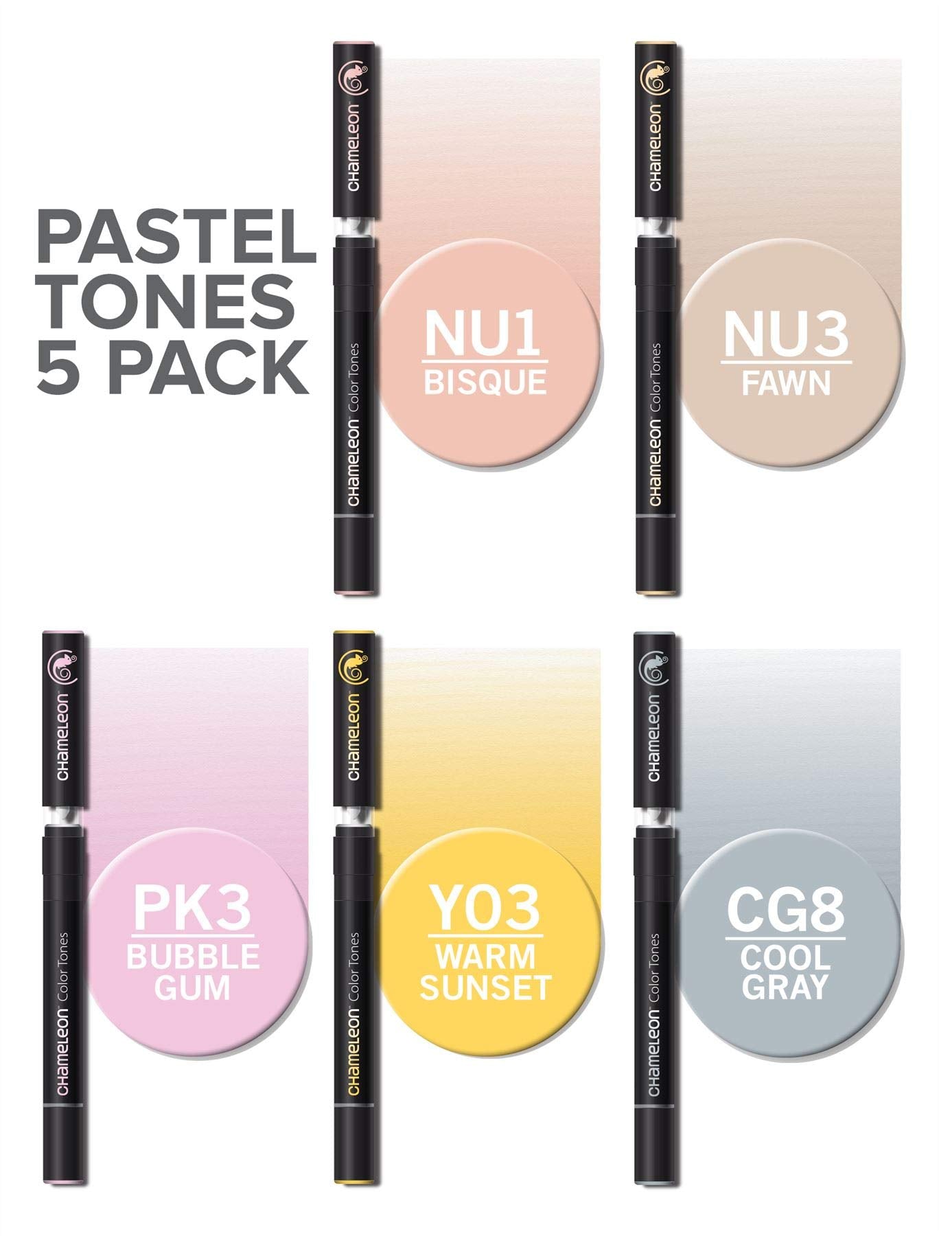 Color Tones 5 Pastel Tones