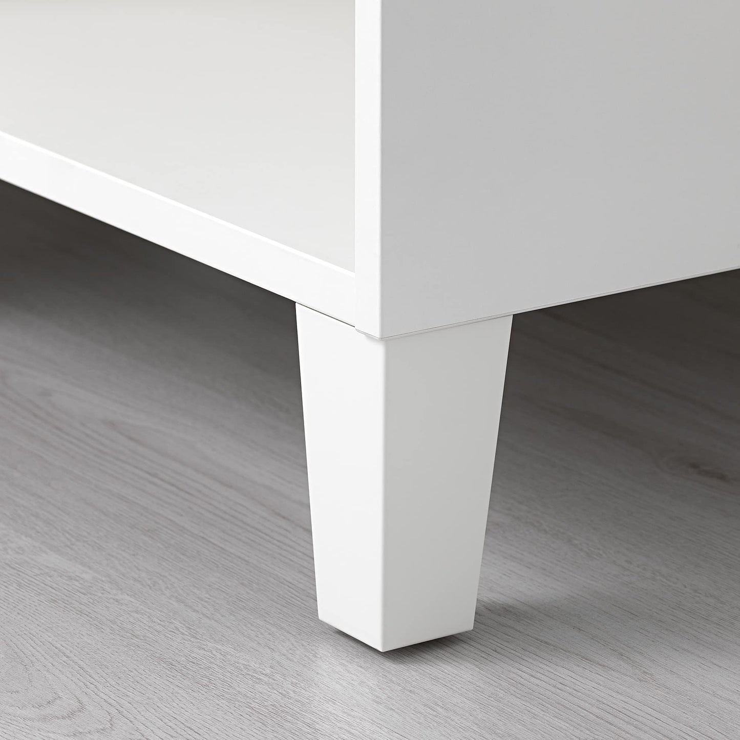 IKEA LÄTTHET Gamba, 11 cm, Bianco/Legno