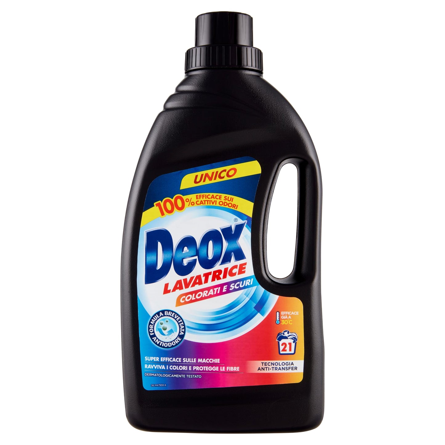 DEOX Detergente Bucato Lavatrice Colori Scuri 1050ml 21 Lavaggi