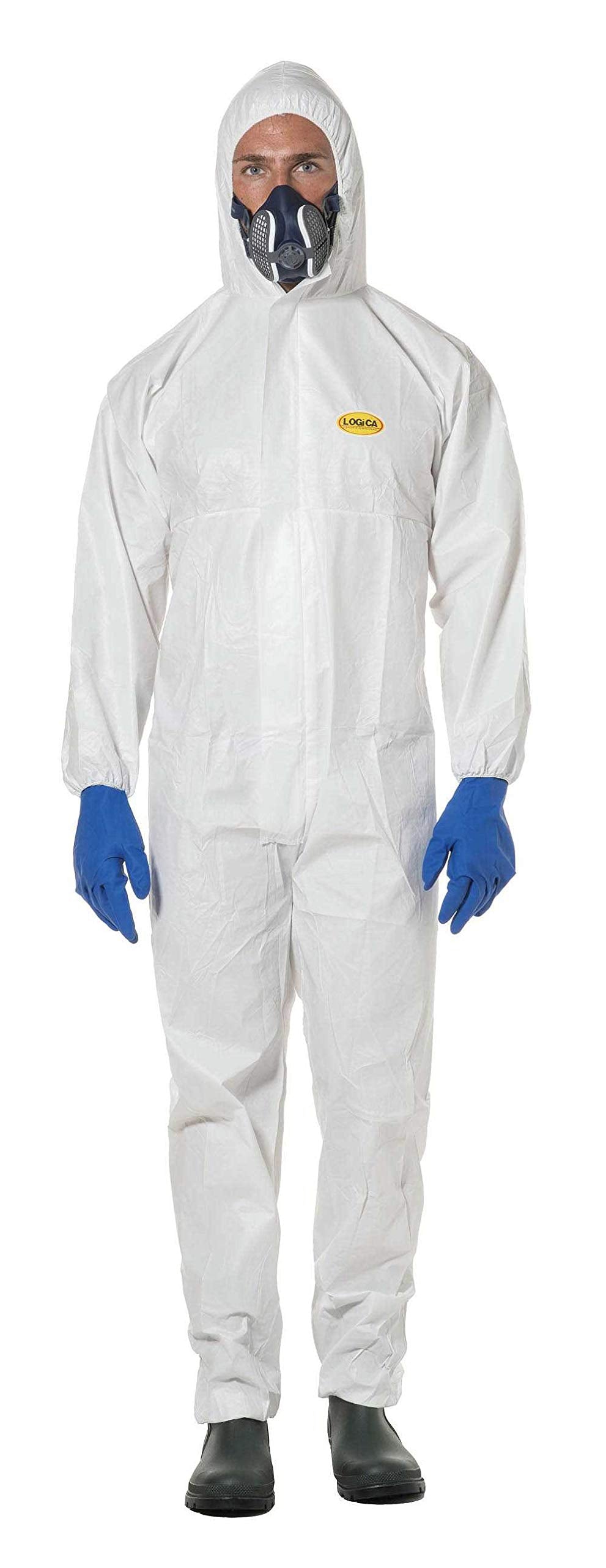 LOGICA Tuta Monouso Bianco 55gr PP+ PE Laminato XL