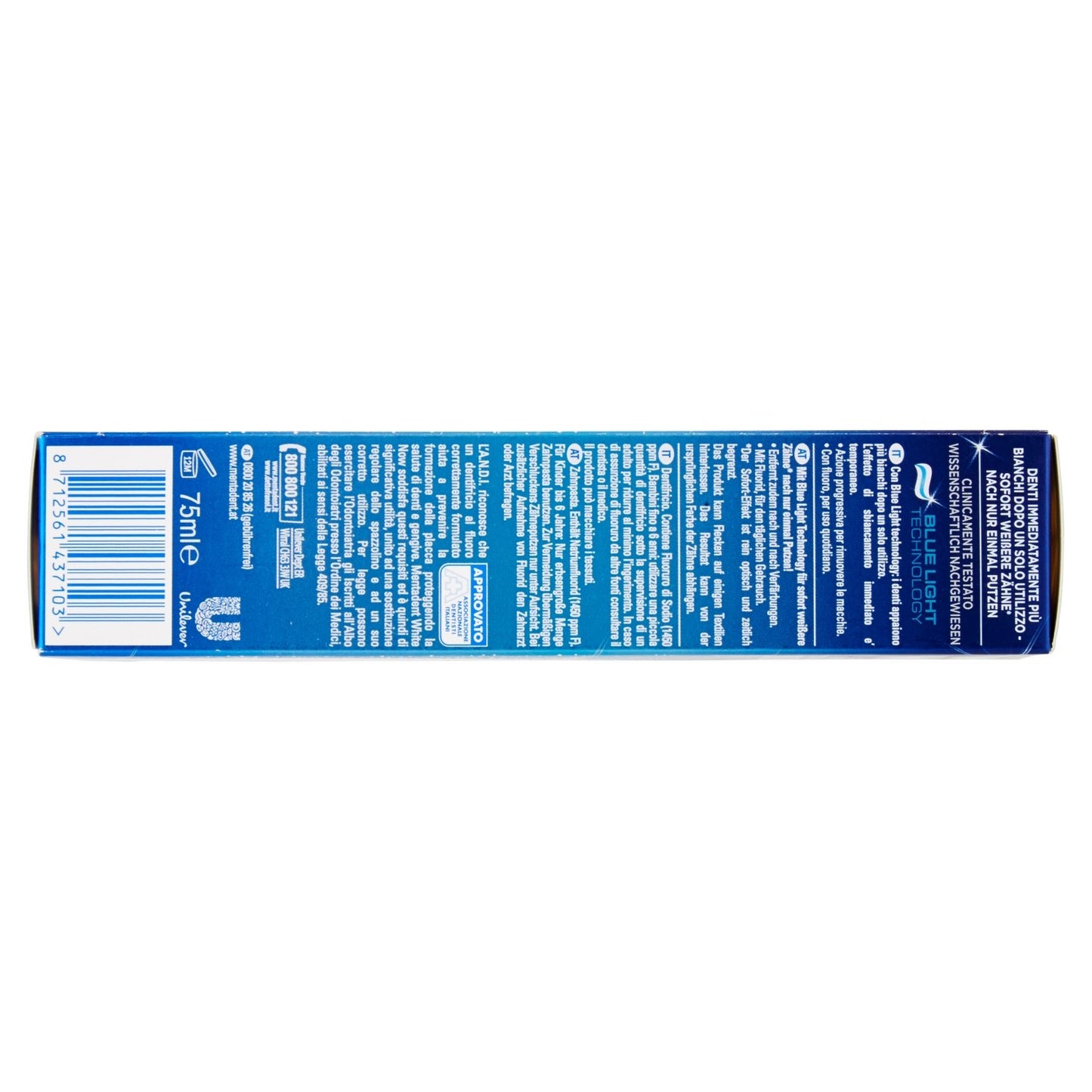 Mentadent ZP White Now, 75ml