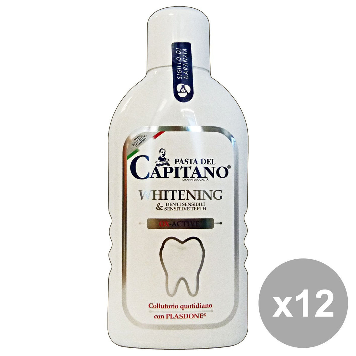 OX-Active WHITENING - Set di 12 pattumiere da capitano 400 ml, prodotti per il viso