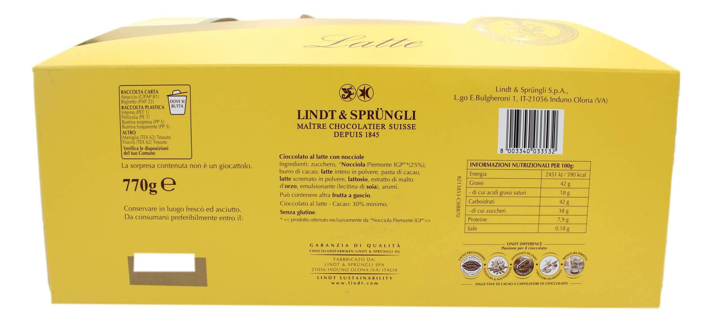 Lindt&Sprungli Uovo Noccior Latte Classico 770G - 770 g