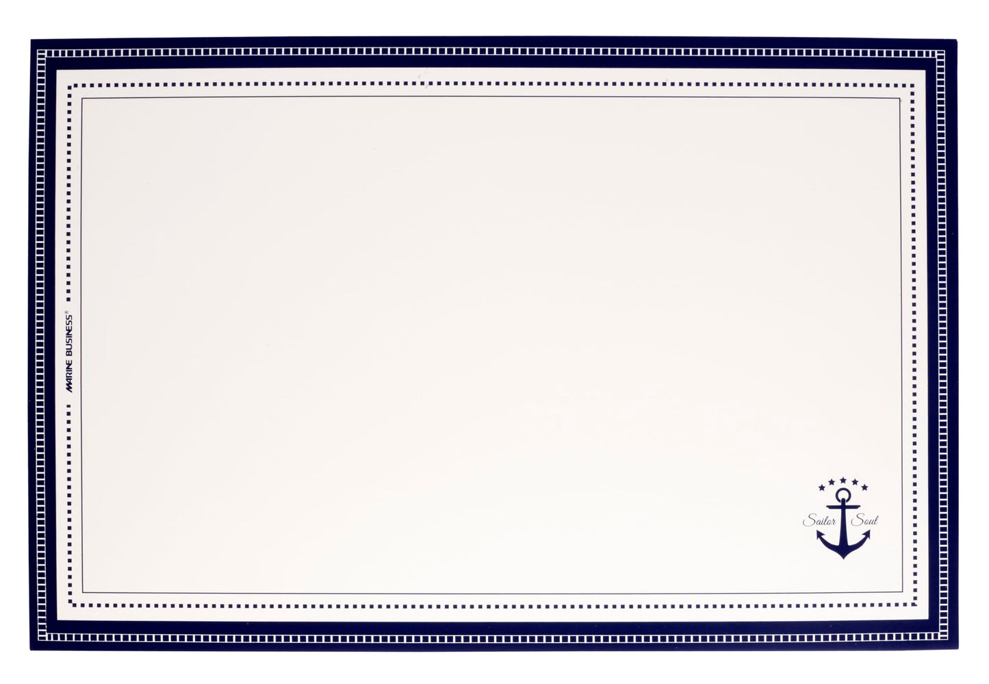 Marine Business Sailor-singolo plastificato-set 6u, blu, medio