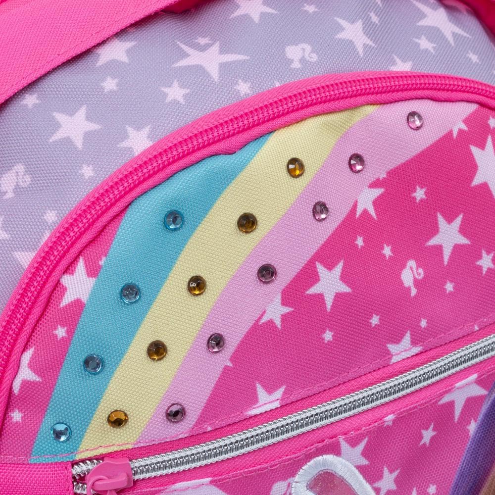 Giochi Preziosi Barbie - Zaino Estensibile Round, Schienale Comfort Back,Tasca Frontale E Interna,Maniglia, Spallacci Imbottiti Dim. 31 X 43 X 17 (+9) Cm capacità 35 lt