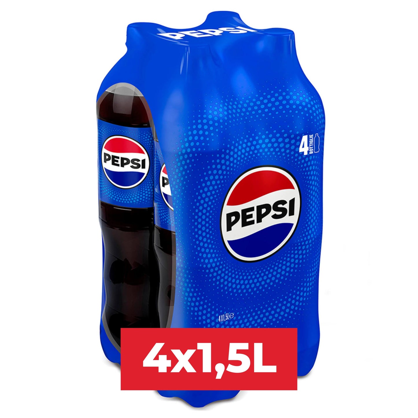 Pepsi - Bevanda Analcolica, senza conservanti aggiunti - 1.5L (Confezione da 4)