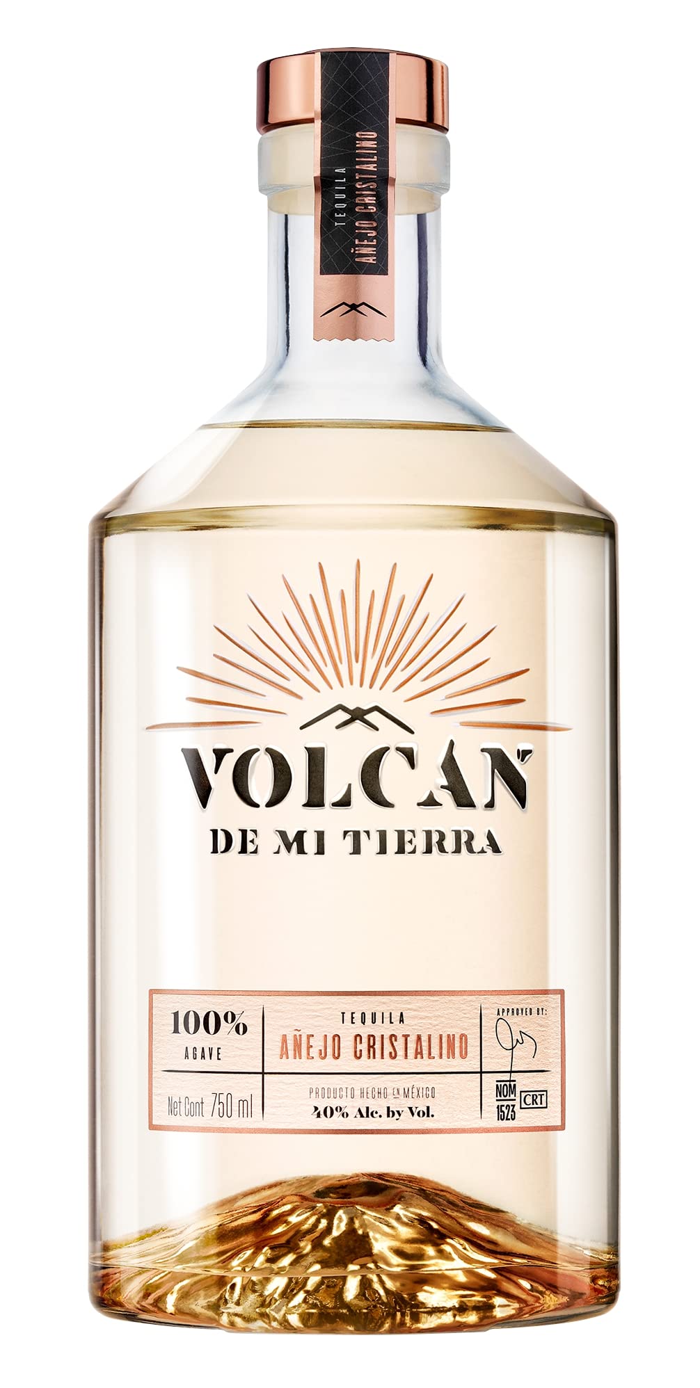 Tequila Volcàn de mi Tierra Anejo Cristalino da 70 cl 40% 100% agave