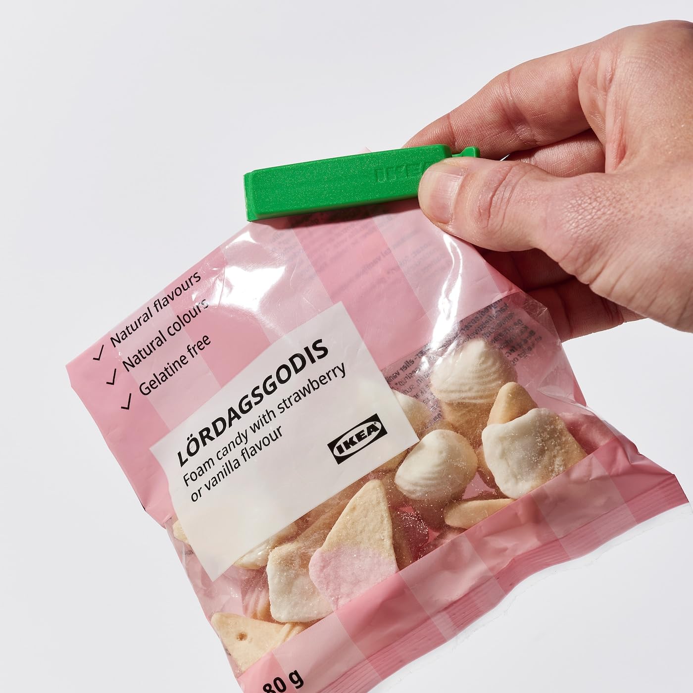 Ikea BEVARA - Clip di chiusura per sacchetti salvafreschezza, riutilizzabili, per alimenti, chiusura ermetica, ideali per cucina e casa