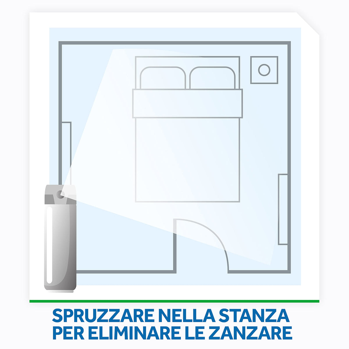 Raid Mosche e Zanzare Tripacco, Spray Insetticida, Antizanzare e Antimosche, Azione Rapida, 3 bombole da 400 ml