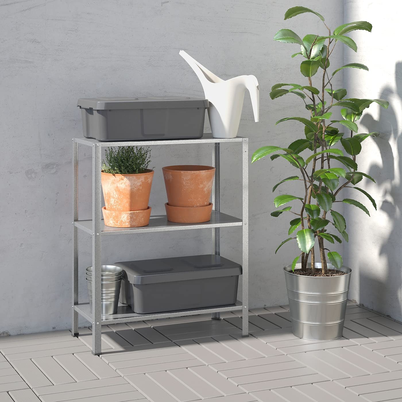 Ikea Hyllis 304.283.26 - Scaffale per interni ed esterni, 23 cm x 8 cm